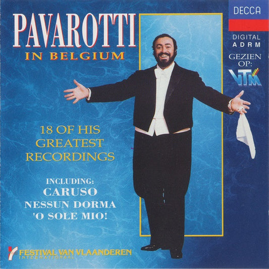 Luciano Pavarotti : Pavarotti In Belgium (CD, Comp, RM)