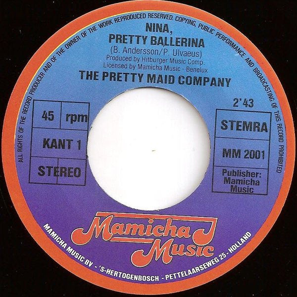 Pretty Maid Company : Nina, Pretty Ballerina (7", Single)