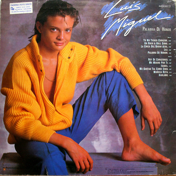 Luis Miguel : Palabra De Honor (LP, Album)