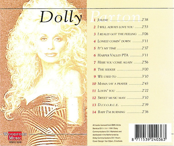 Dolly Parton : Her Greatest Hits (CD, Comp, RP)