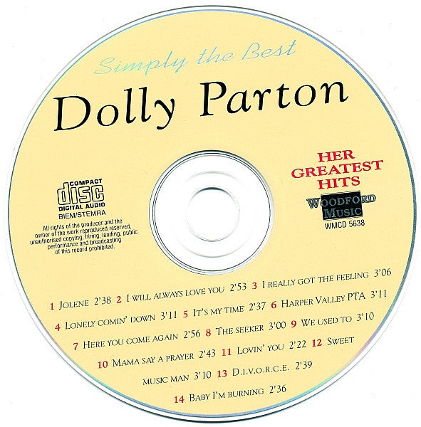 Dolly Parton : Her Greatest Hits (CD, Comp, RP)