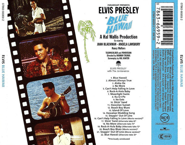 Elvis Presley : Blue Hawaii (CD, Album, RE, RM)