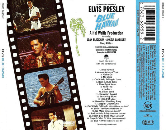 Elvis Presley : Blue Hawaii (CD, Album, RE, RM)
