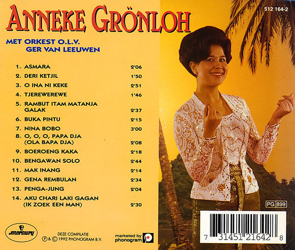 Anneke Grönloh : Asmara (CD, Comp)