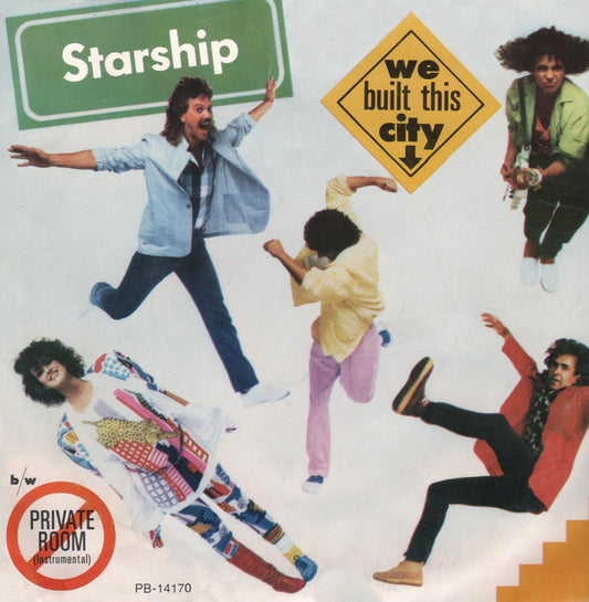 Starship (2) : We Built This City (7", Single)