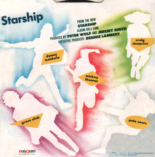 Starship (2) : We Built This City (7", Single)