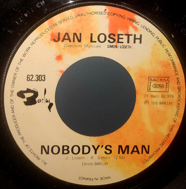 Janny Loseth : Take Me Down (7", Single)