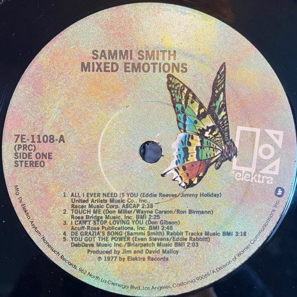 Sammi Smith : Mixed Emotions (LP, Album, PRC)