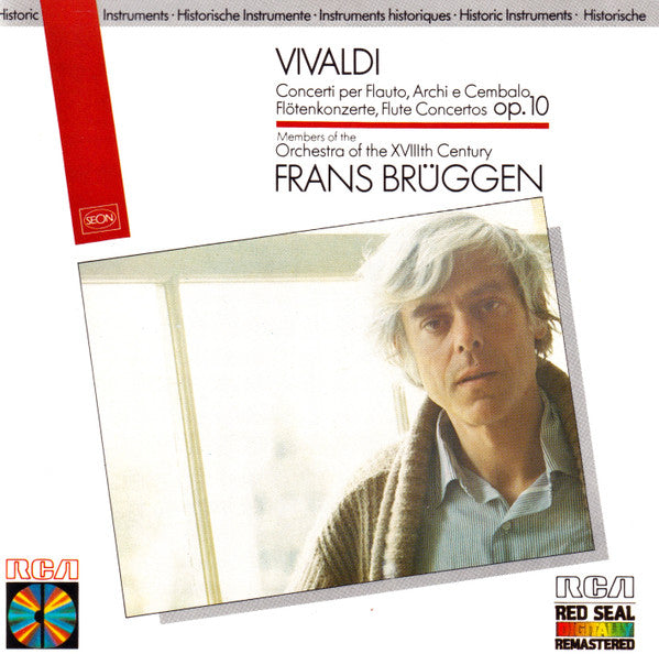 Antonio Vivaldi, Frans Brüggen : Concerti Per Flauto, Archi E Cembalo / Flötenkonzerte / Flute Concertos, Op. 10 (CD)