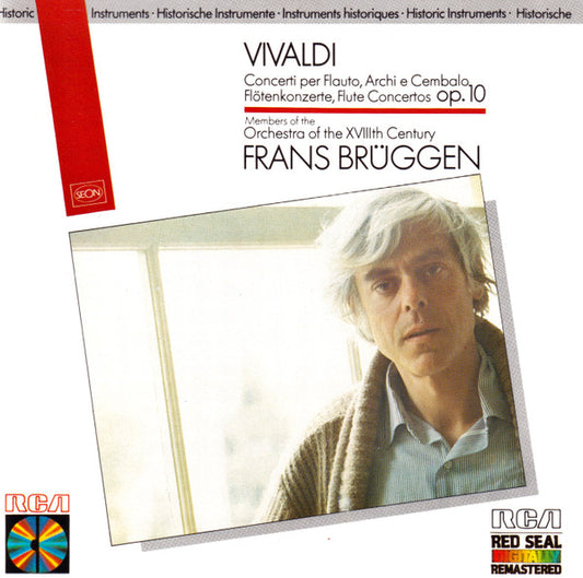 Antonio Vivaldi, Frans Brüggen : Concerti Per Flauto, Archi E Cembalo / Flötenkonzerte / Flute Concertos, Op. 10 (CD)