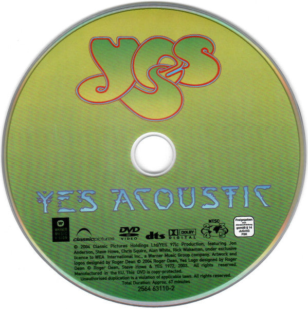 Yes : Yes Acoustic - Guaranteed No Hiss (DVD-V, Copy Prot., NTSC)