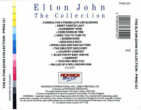 Elton John : The Collection (CD, Comp)