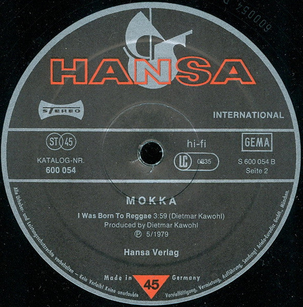 Mokka (2) : Disco Do Brazil (12", Single)