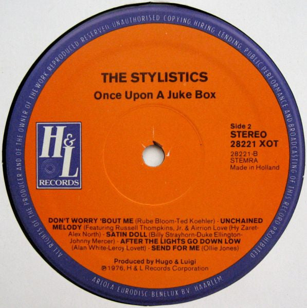 The Stylistics : Once Upon A Juke Box (LP, Album)
