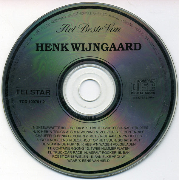 Henk Wijngaard : Het Beste Van Henk Wijngaard (CD, Comp)