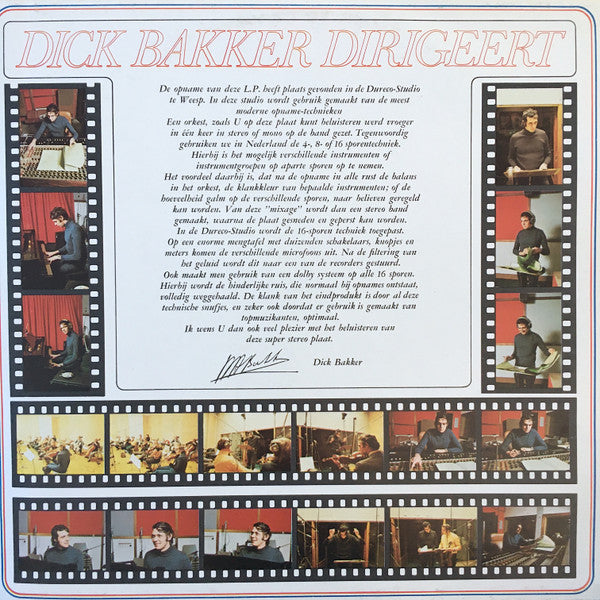 Dick Bakker : Dick Bakker Dirigeert (LP, Album, Gat)