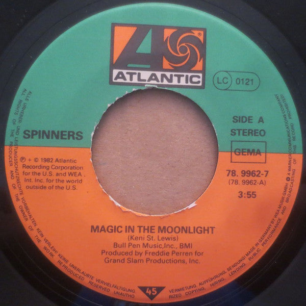Spinners : Magic In The Moonlight (7", Single)