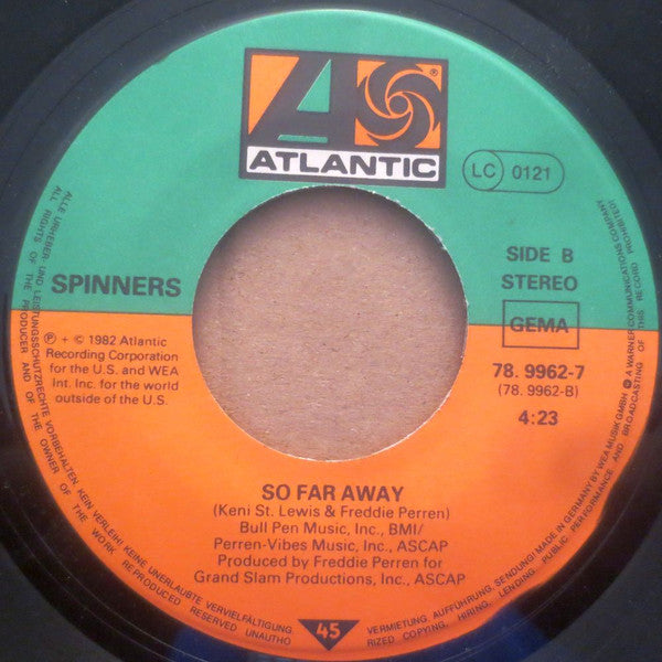 Spinners : Magic In The Moonlight (7", Single)