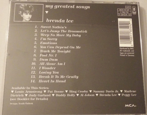 Brenda Lee : My Greatest Songs (CD, Comp)