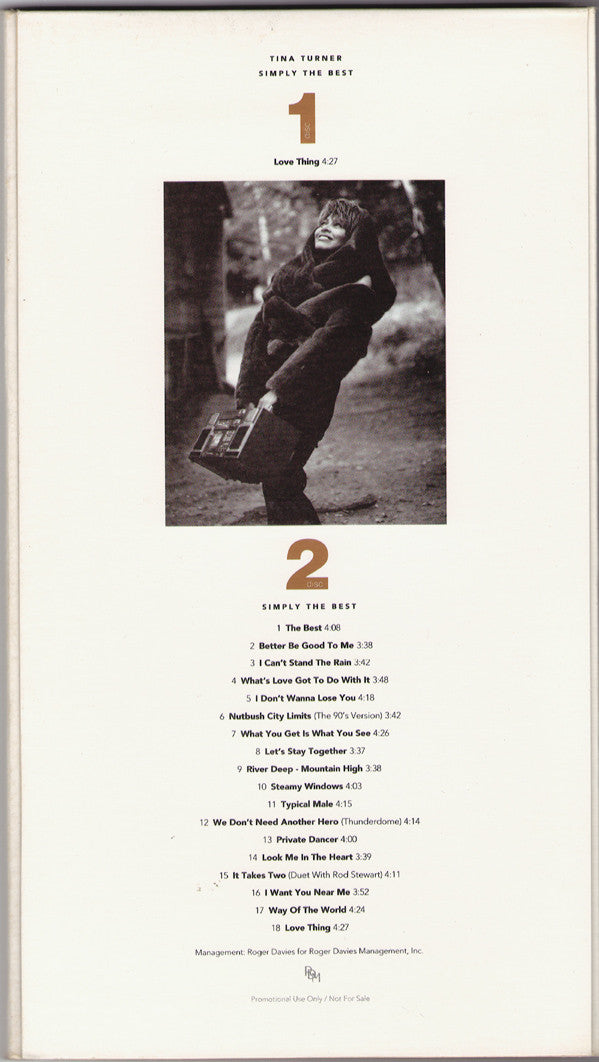 Tina Turner : Simply The Best (2xCD, Comp, Promo, Lon)