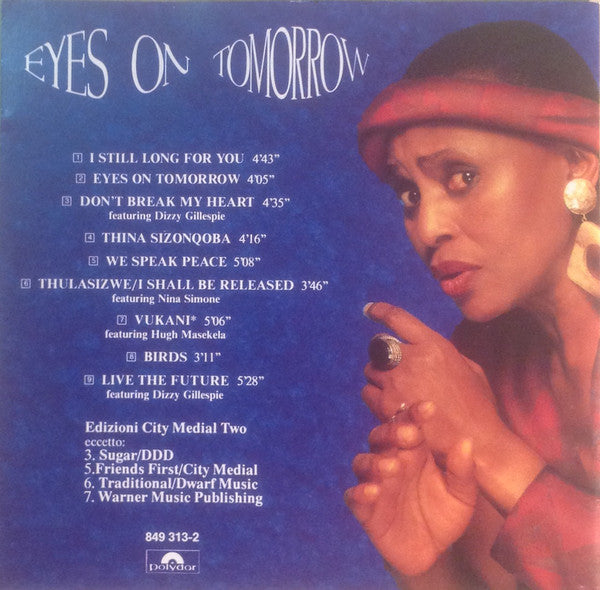 Miriam Makeba : Eyes On Tomorrow (CD)