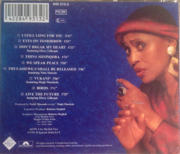 Miriam Makeba : Eyes On Tomorrow (CD)