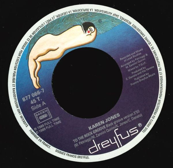 Karen Jones : To The Rock Groove (7", Single)