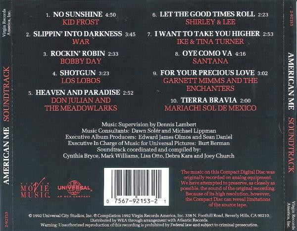Various : American Me - Music From The Motion Picture Soundtrack (CD, Comp)