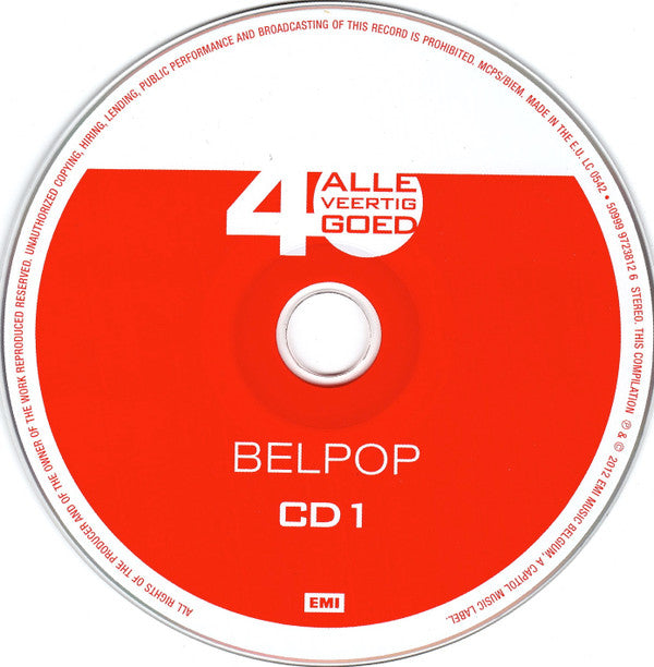 Various : Alle 40 Goed - Belpop (2xCD, Comp)