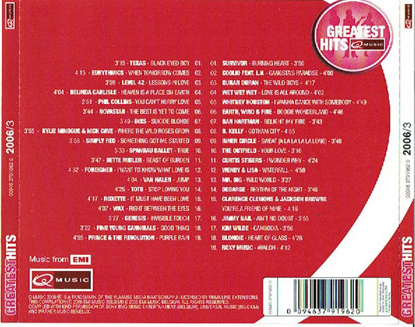 Various : Q Music Greatest Hits - Volume Three (2xCD, Comp)