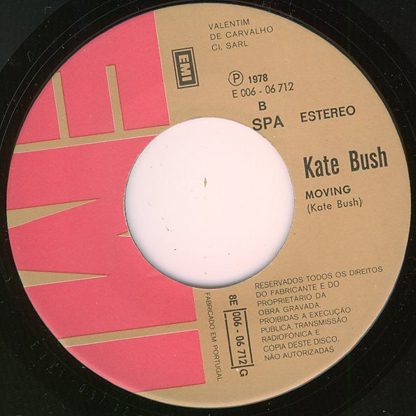 Kate Bush : The Man With The Child In His Eyes  (7", Single)
