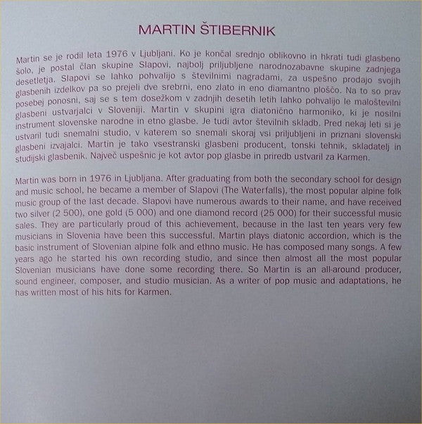 Karmen Stavec : Nanana (CD, Single, Promo)
