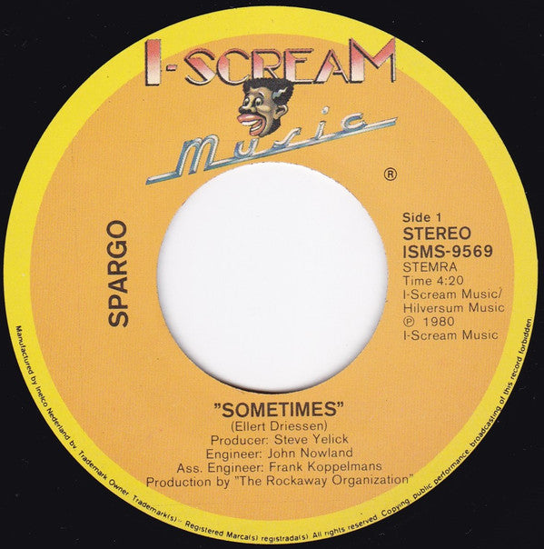 Spargo : Sometimes (7", Single)