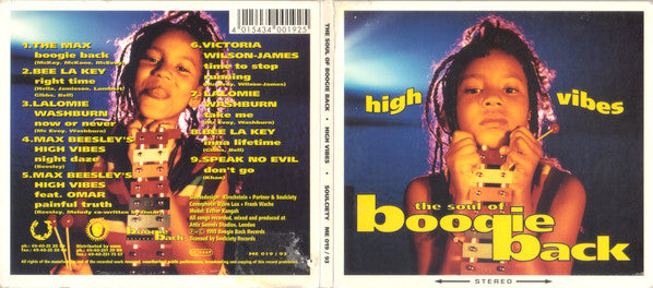 Various : The Soul Of Boogie Back • High Vibes (CD, Comp)