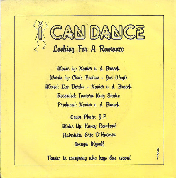 Kikki Amity : I Can Dance / Looking For A Romance (7", Single)