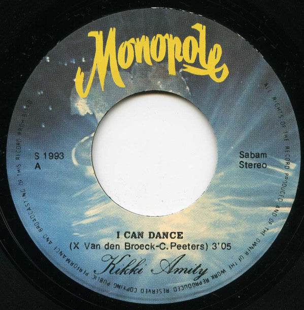 Kikki Amity : I Can Dance / Looking For A Romance (7", Single)