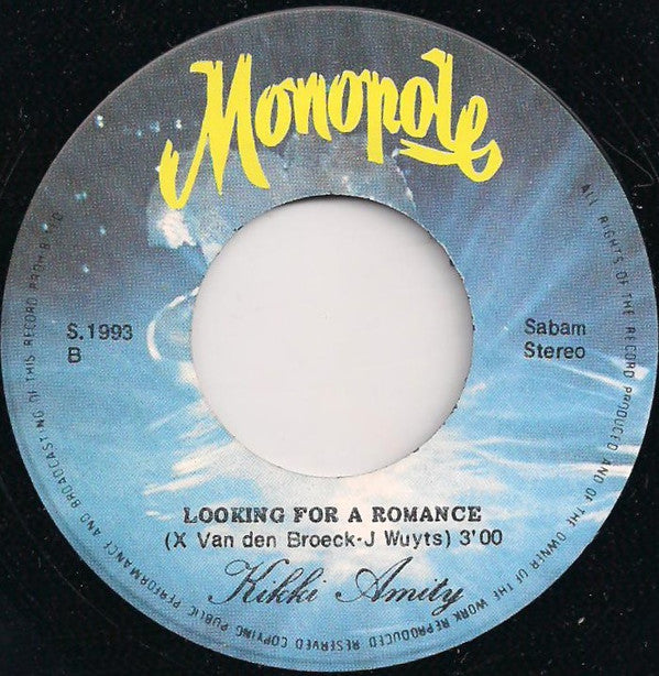 Kikki Amity : I Can Dance / Looking For A Romance (7", Single)