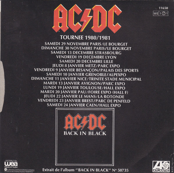 AC/DC : Hell's Bells (7", Single)