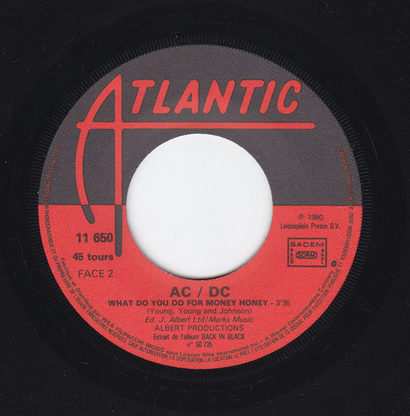 AC/DC : Hell's Bells (7", Single)