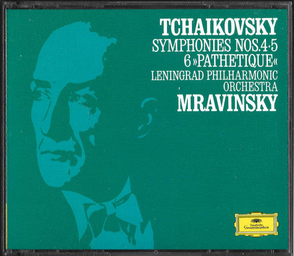 Pyotr Ilyich Tchaikovsky – Leningrad Philharmonic Orchestra, Evgeny Mravinsky : Symphonies Nos. 4 · 5 · 6 »Pathétique« (2xCD, Comp)