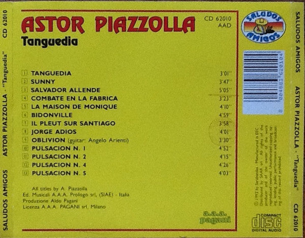 Astor Piazzolla : Tanguedia (CD, Comp)