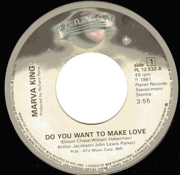 Marva King : Do You Want To Make Love (7", Single)
