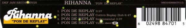 Rihanna : Pon De Replay (CD, Maxi, Enh)