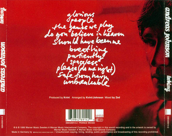 Andreas Johnson : Liebling (CD, Album)