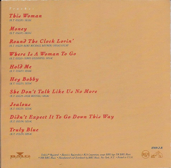 K.T. Oslin : This Woman (CD, Album)