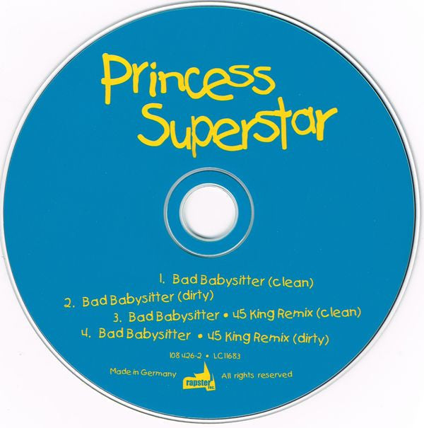 Princess Superstar : Bad Babysitter (CD, Maxi)