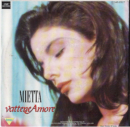 Mietta : Vattene Amore (7", Single)
