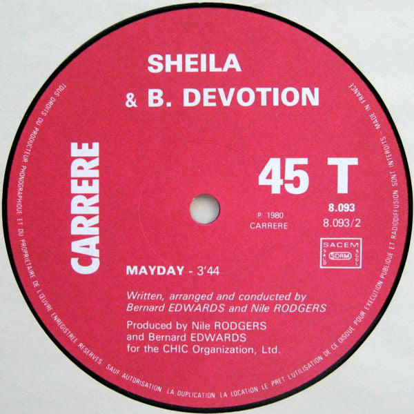 Sheila & B. Devotion : King Of The World (12", Single)