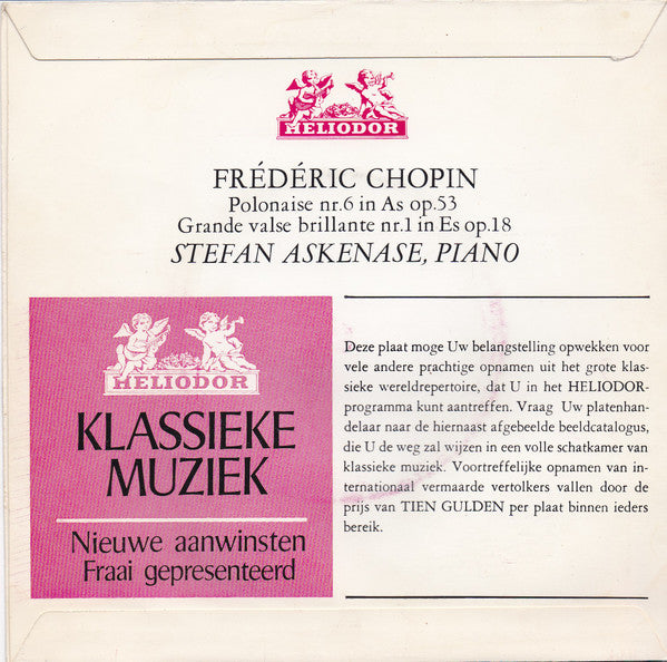 Stefan Askenase, Frédéric Chopin : Polonaise Nr. 6 In As Op. 53, Grande Valse Brillante Nr. 1 In Es Op. 18 (7", Single)
