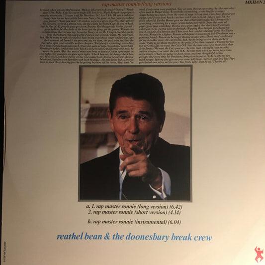 Reathel Bean & The Doonesbury Break Crew : Rap Master Ronnie (12")